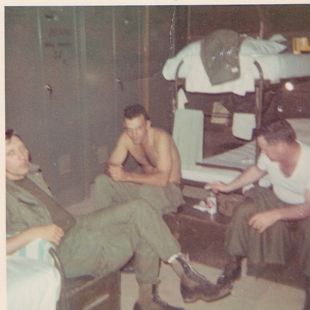 SSgt's Chizmar,Messina and Owens, Tan Son Nhut 1968.